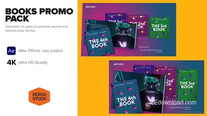 Bookstore Publishing Books Marketing Pack Product Promo template preview