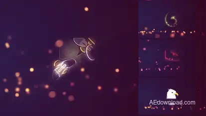 Bouncing Particles Logo Pack Logo Stings template preview