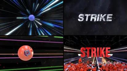 Bowling Bumper 3 (2 Bumpers) Logo Stings template preview