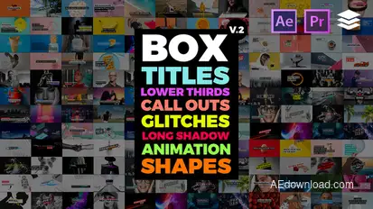 BOX Auto Resizing Titles Pack Titles template preview