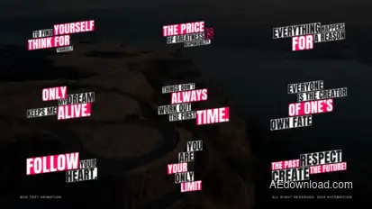 Box Text Animation | After Effects Titles template preview