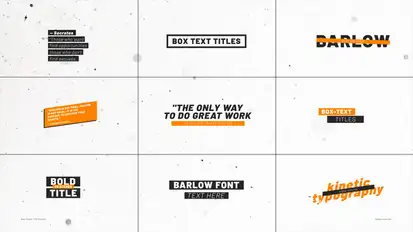 Box Titles 2.0 | After Effects Titles template preview