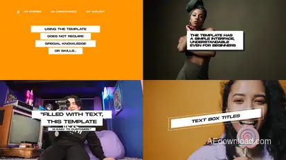 Box Titles 2.0 | After Effects Titles template preview