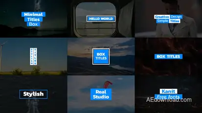 Box Titles / Ae Titles template preview