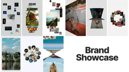 Brand Showcase Video Displays template preview