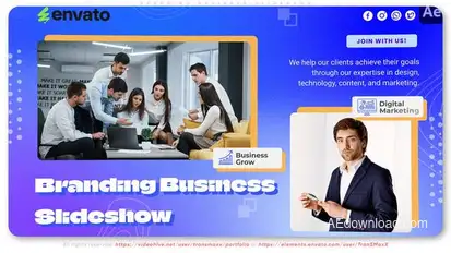 Branding Business Slideshow Openers template preview