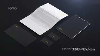 Branding Presentation Elements template preview