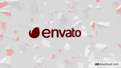 Breaking a Cube Logo Reveal Openers template preview