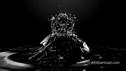 Breaking Glass Logo Logo Stings template preview