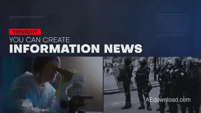 Breaking News broadcast-packages template preview