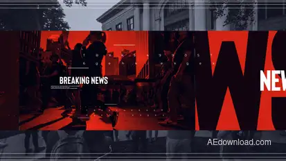 Breaking News Intro broadcast-packages template preview