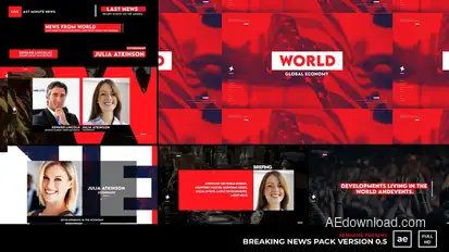 Breaking News Pack V 0.5 broadcast-packages template preview