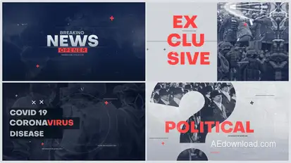 Breaking News Promo broadcast-packages template preview