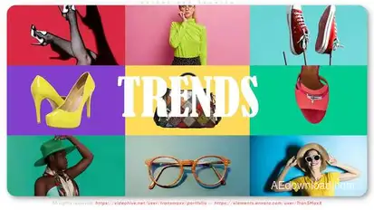 Bright and Fashion broadcast-packages template preview