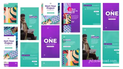 Bright Design Studio Stories Instagram Product Promo template preview