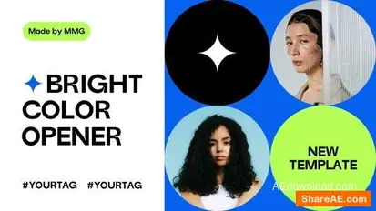 Bright Intro Openers template preview