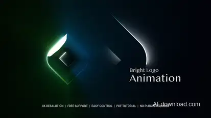 Bright Logo Animation Logo Stings template preview