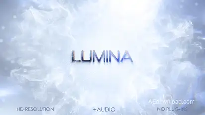 Bright Particle Explosion Intro Logo Stings template preview