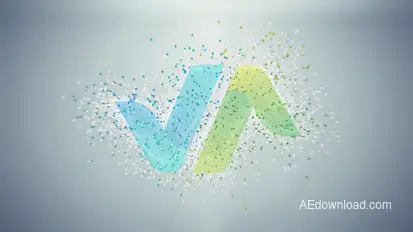 Bright Particle Logo 2 Logo Stings template preview