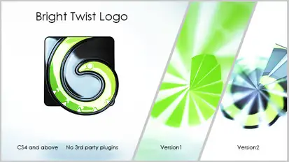 Bright Twist Logo Logo Stings template preview