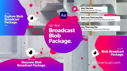 Broadcast Blob Package broadcast-packages template preview