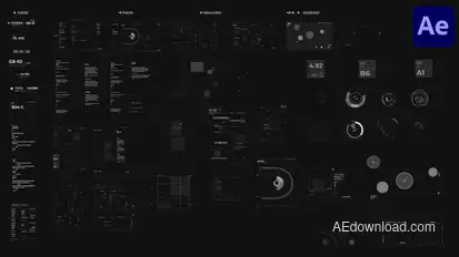 Broadcast HUD | After Effects Titles template preview