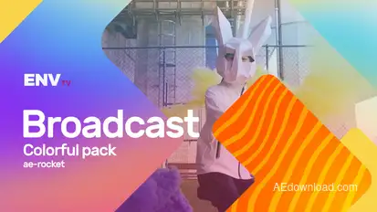 Broadcast ID Colorful Pack broadcast-packages template preview
