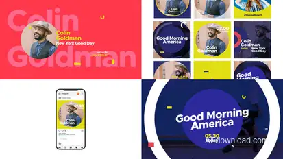 Broadcast titles promo pack broadcast-packages template preview