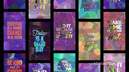 Broken Kaleidoscope Posters Video Displays template preview