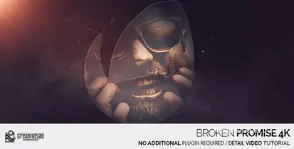 Broken Promise 4K Logo Stings template preview