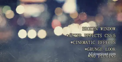 Broken Window Openers template preview