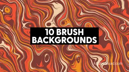 Brush Backgrounds Elements template preview