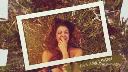 Brush Frame Slideshow Openers template preview