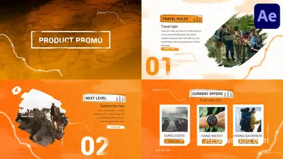 Brush Product Promo for After Effects Openers template preview