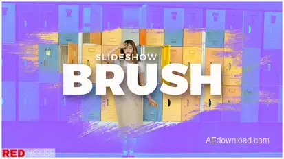 Brush Slideshow Openers template preview