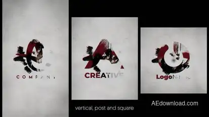 Brush Slideshow Intro Openers template preview