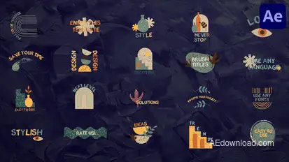 Brush Titles | After Effects Titles template preview