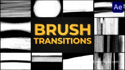 Brush Transitions | After Effects Elements template preview