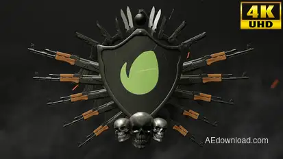 Brutal Logo Intro V1 Logo Stings template preview