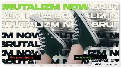 Brutalizm Opener Titles template preview