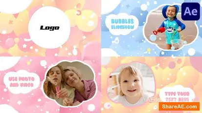 Bubble Slideshow | After Effects Openers template preview