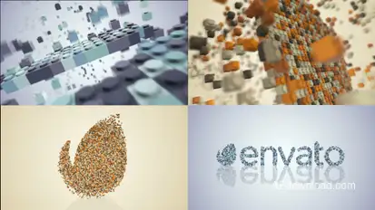 Building Blocks Logo Build Logo Stings template preview