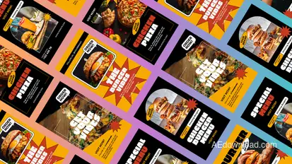 Burger King Reels & Stories Product Promo template preview