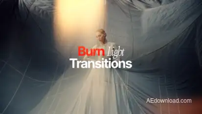 Burn Light Transitions Elements template preview