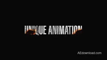 Burning Titles Titles template preview