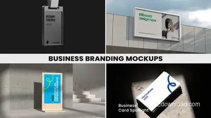 Business Branding Mockups Promo Product Promo template preview