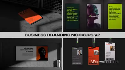 Business Branding Mockups V2 Product Promo template preview