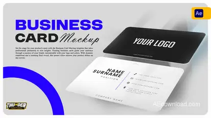 Business Card Mockup Product Promo template preview