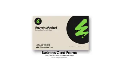 Business Card Promo Product Promo template preview