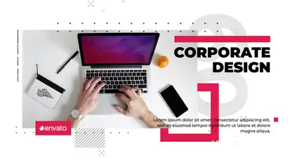 Business Corporate Presentation Video Displays template preview